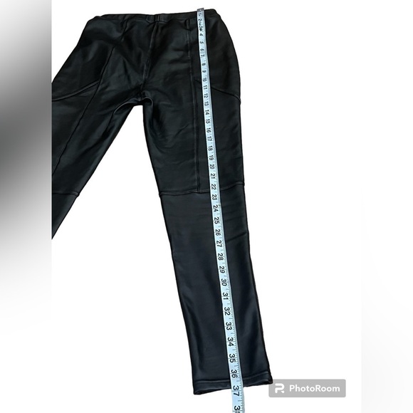 PREM The Label high waist black faux leather skinny pants size 2 - Picture 7 of 10